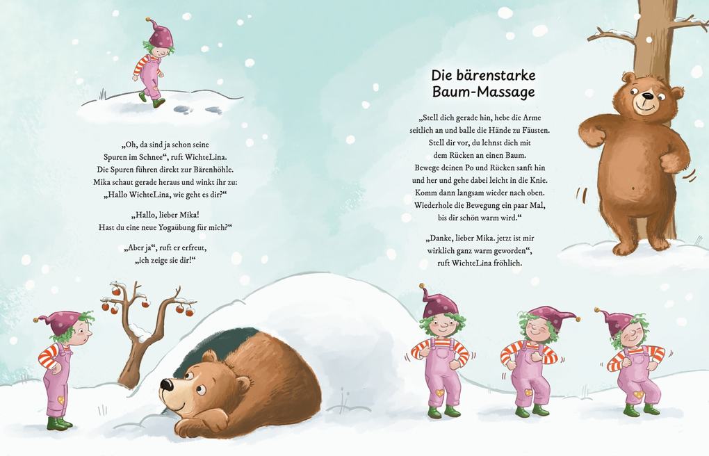 Weitere Ansicht: Wichtel-Yoga im Winterwald. Bilderbuch | Gabriele Pohl
