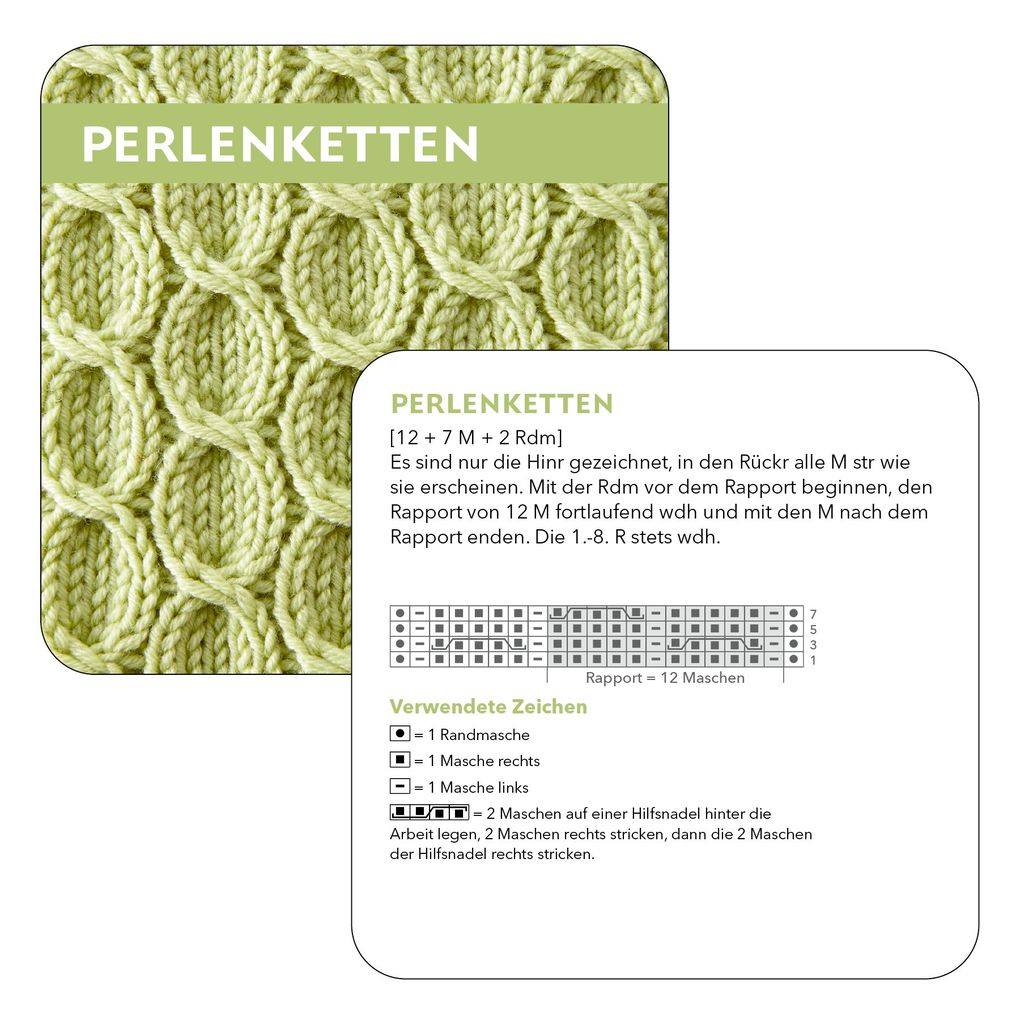 Weitere Ansicht: 66x Strickmuster Kartenset | Lydia Klös