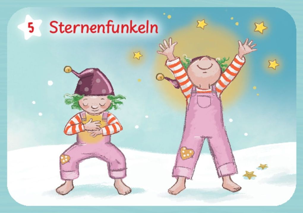 Weitere Ansicht: Wichtel-Yoga-Adventskalender. 24 Asanas für die Winter- und Weihnachtszeit | Gabriele Pohl