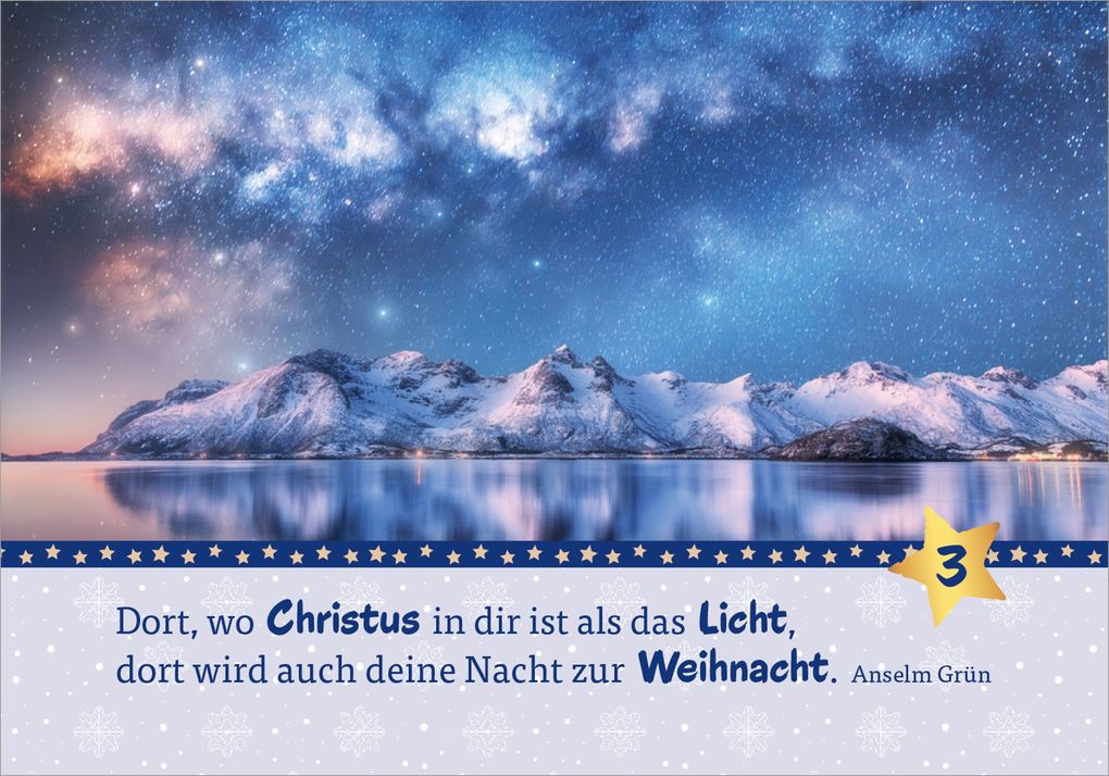 Weitere Ansicht: Hosentaschenadventskalender 2026 - mit Fotos | Anselm Grün