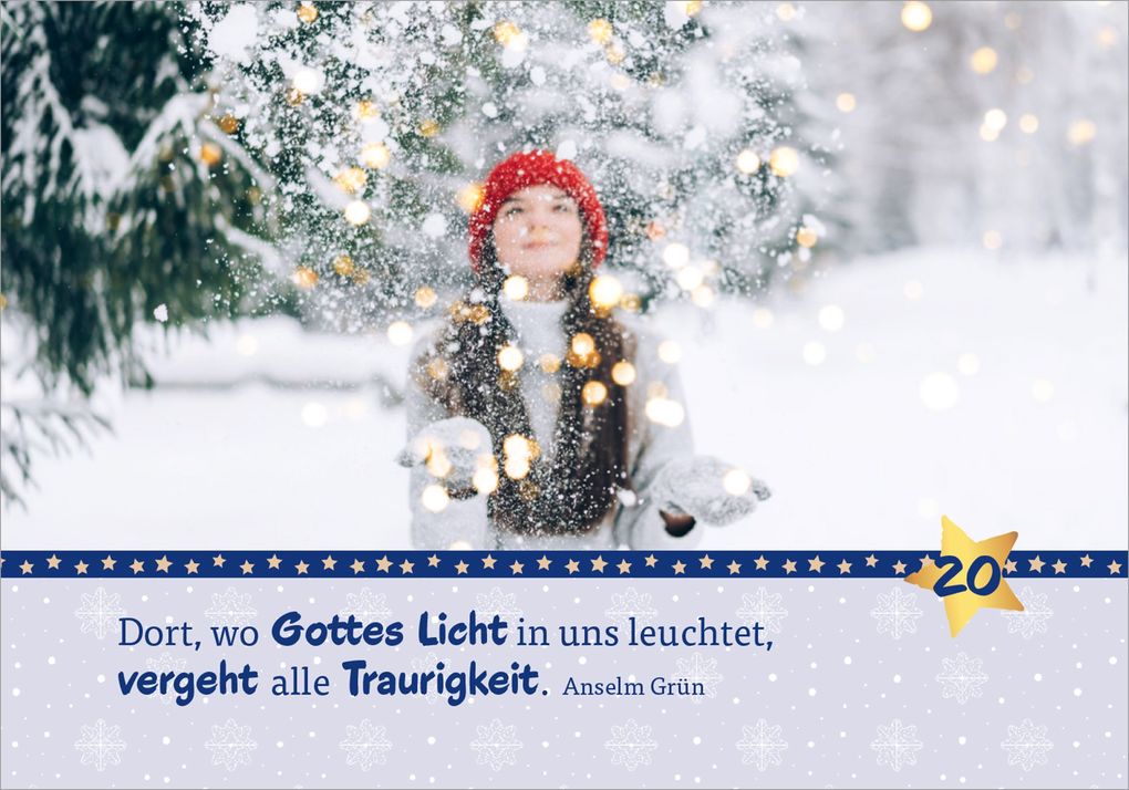 Weitere Ansicht: Hosentaschenadventskalender 2026 - mit Fotos | Anselm Grün