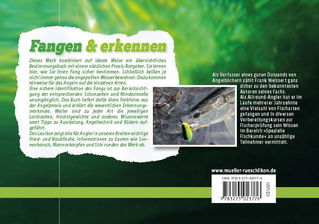 Weitere Ansicht: Angler-Lexikon der Süßwasserfische | Frank Weissert