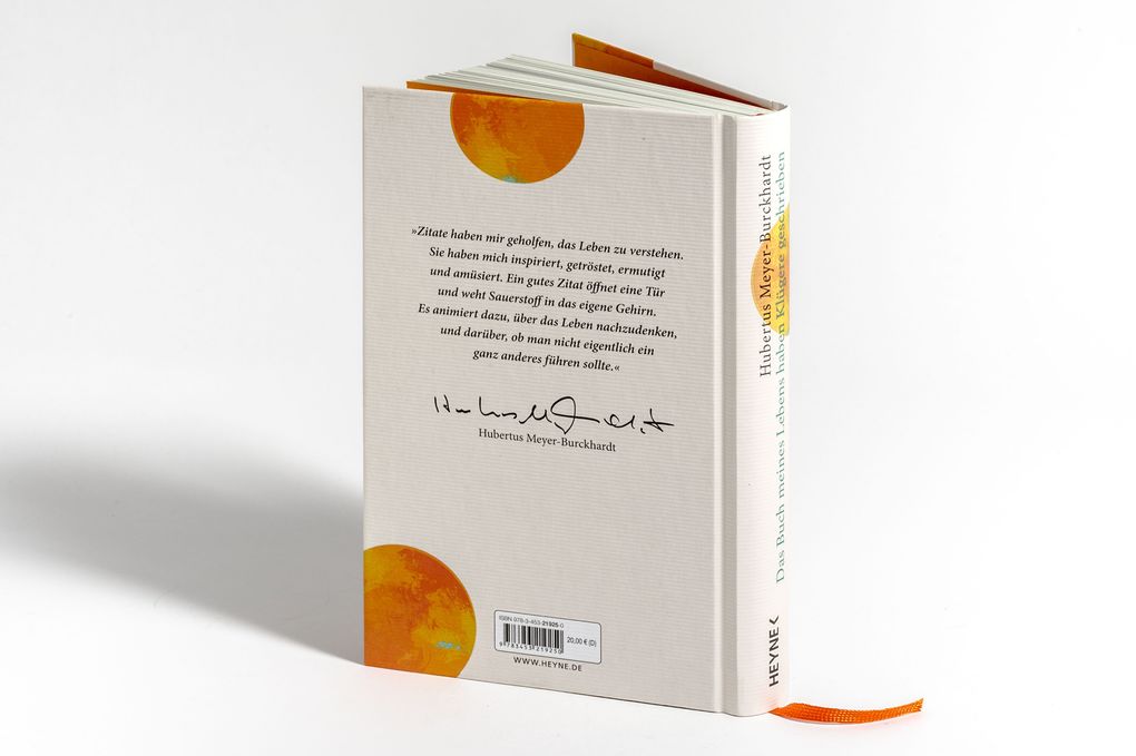 Weitere Ansicht: Das Buch meines Lebens haben Klügere geschrieben | Hubertus Meyer-Burckhardt