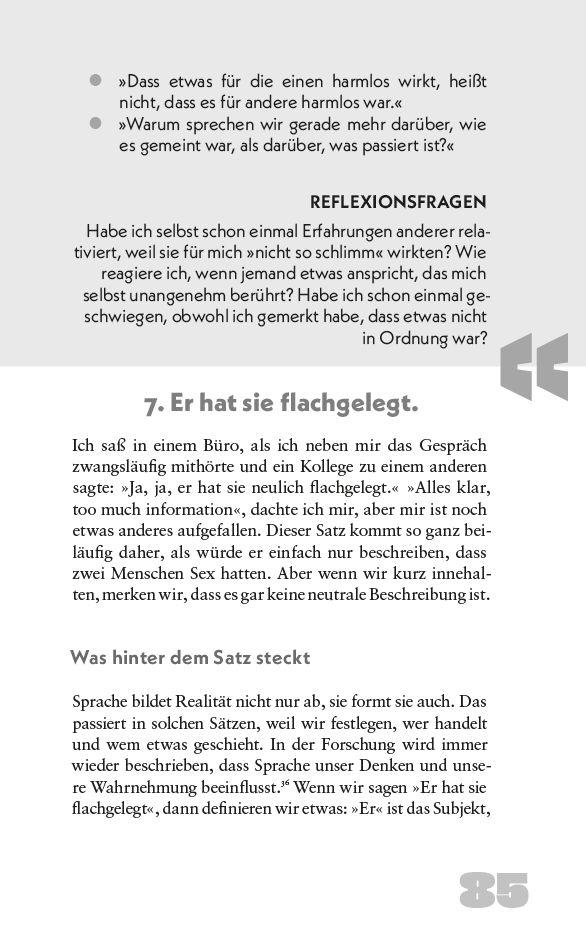 Weitere Ansicht: "Für eine Emanze bist du ganz schön hübsch!" | Laura Busche