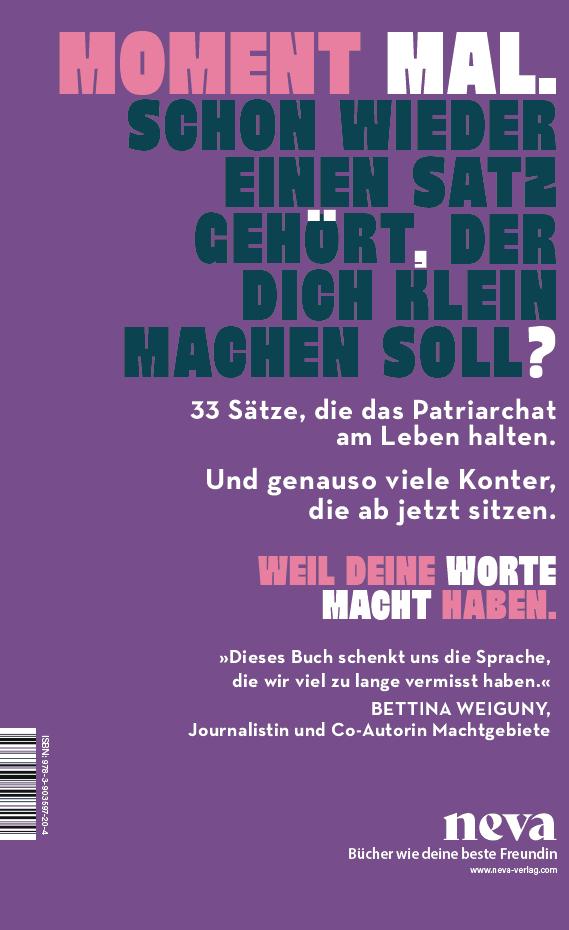 Weitere Ansicht: "Für eine Emanze bist du ganz schön hübsch!" | Laura Busche