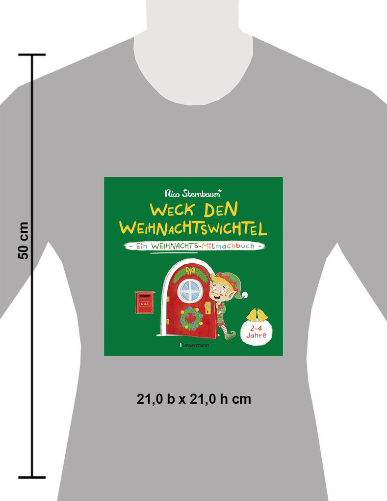 Weitere Ansicht: Weck den Weihnachtswichtel. Ein Weihnachts-Mitmachbuch.Zum Schütteln, Schaukeln, Pusten, Klopfen und sehen, was dann passiert. Von 2 bis 4 Jahren | Nico Sternbaum