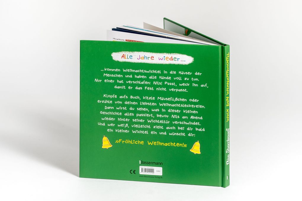 Weitere Ansicht: Weck den Weihnachtswichtel. Ein Weihnachts-Mitmachbuch. Zum Schütteln, Schaukeln, Pusten und mehr. Von 2 bis 4 Jahren | Nico Sternbaum