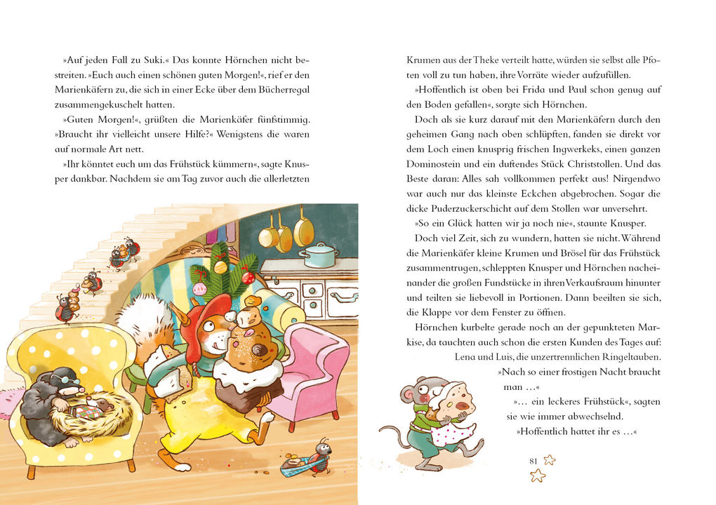 Weitere Ansicht: Knusper und Hörnchen - Die Weihnachts-Wunder-Bäckerei | Andreas Hüging, Angelika Niestrath