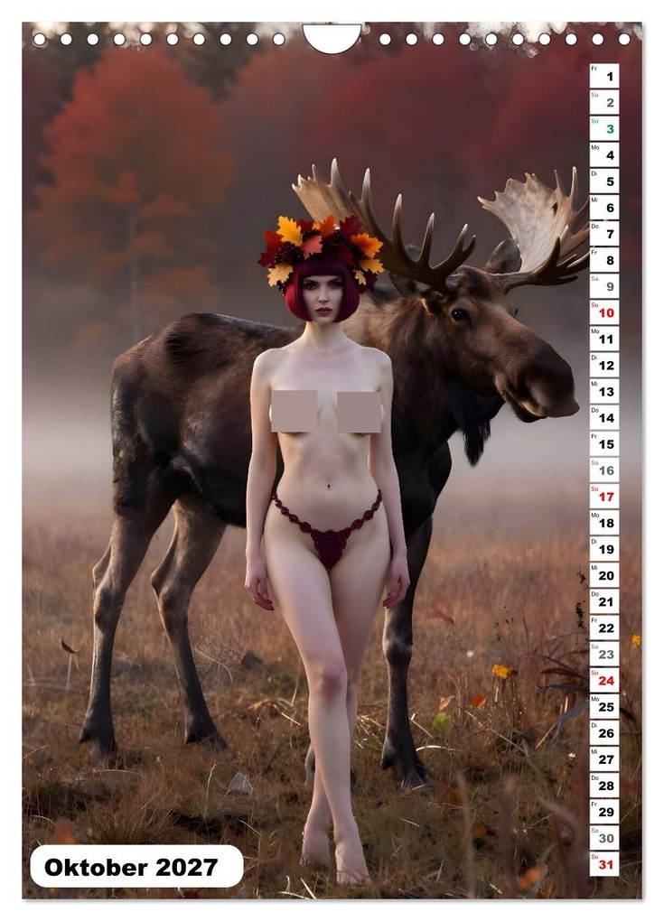 Weitere Ansicht: Wilde Kronen (Wandkalender 2027 DIN A4 hoch), CALVENDO Monatskalender | Calvendo, Liam Blue