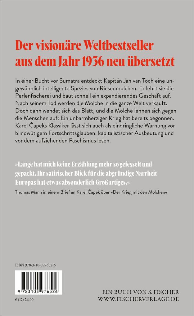 Weitere Ansicht: Der Krieg mit den Molchen | Karel apek