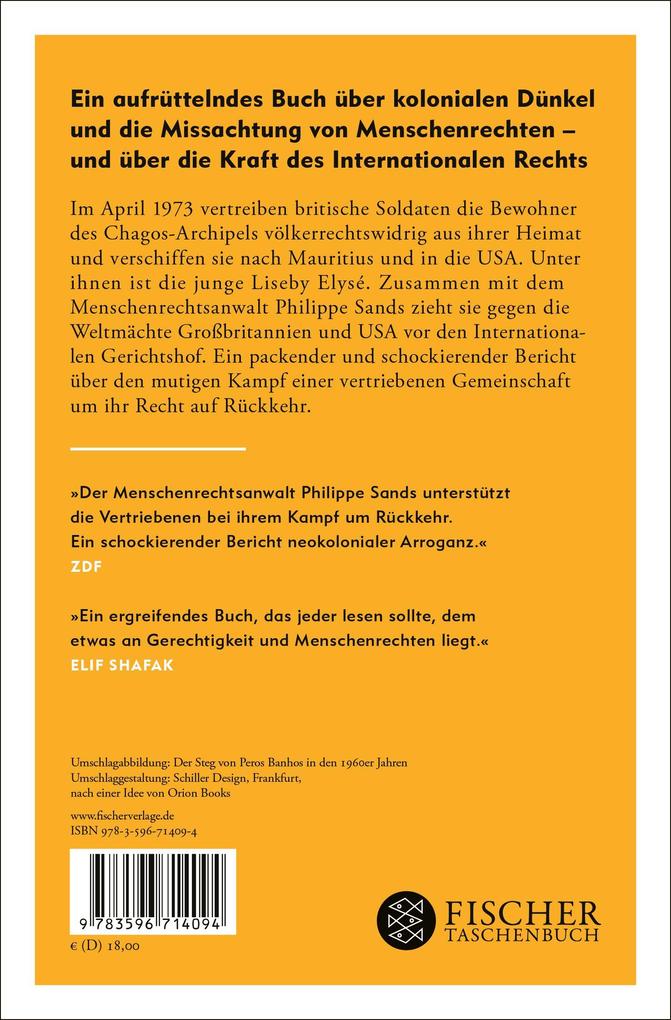 Weitere Ansicht: Die letzte Kolonie - Verbrechen gegen die Menschlichkeit im Indischen Ozean | Philippe Sands