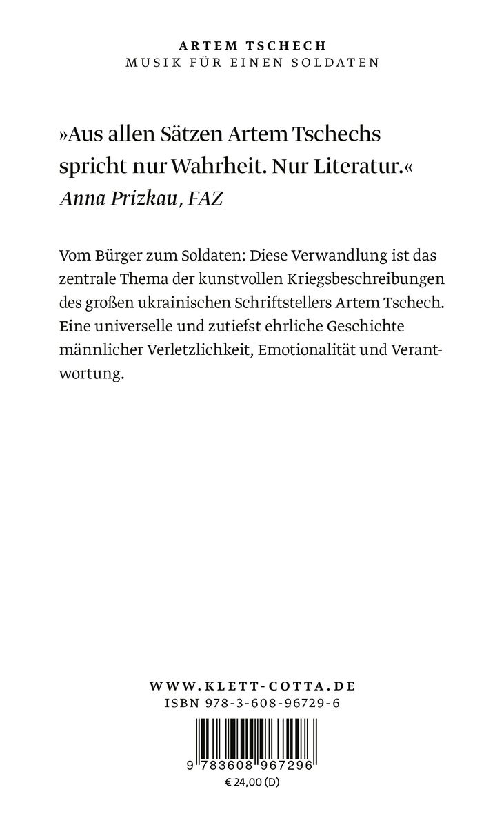 Weitere Ansicht: Musik für einen Soldaten | Artem Tschech