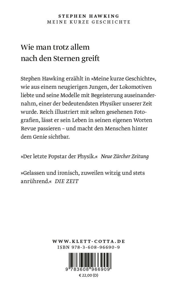 Weitere Ansicht: Meine kurze Geschichte | Stephen Hawking