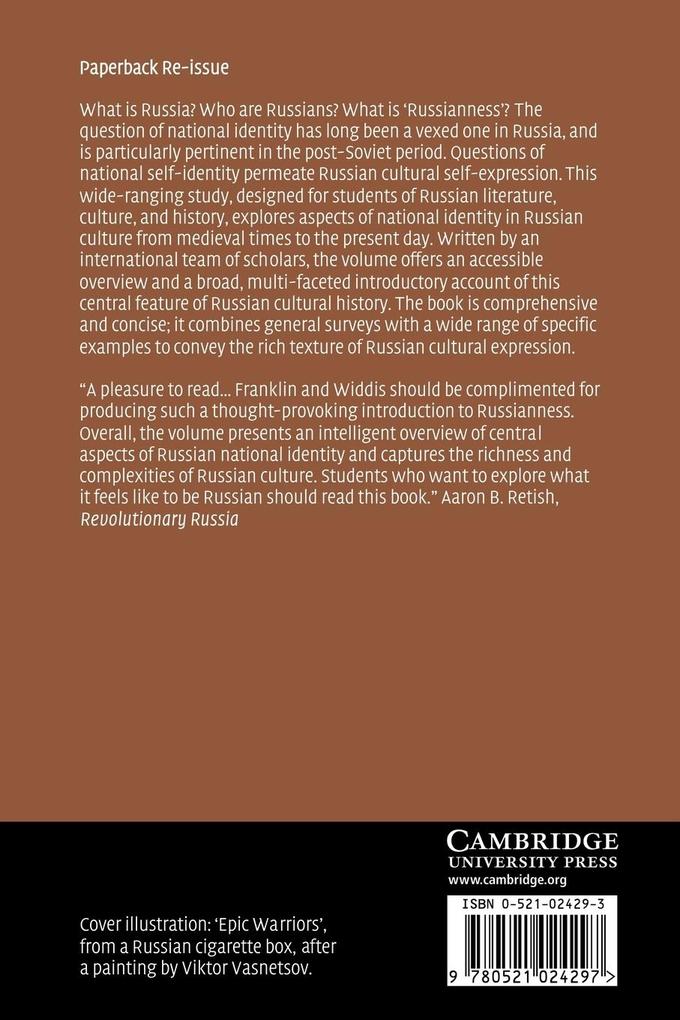 Weitere Ansicht: National Identity in Russian Culture