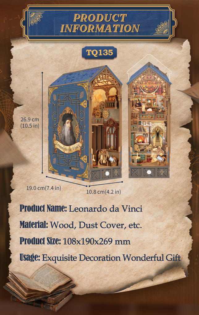 Weitere Ansicht: Book Nook: Leonardo Da Vinci