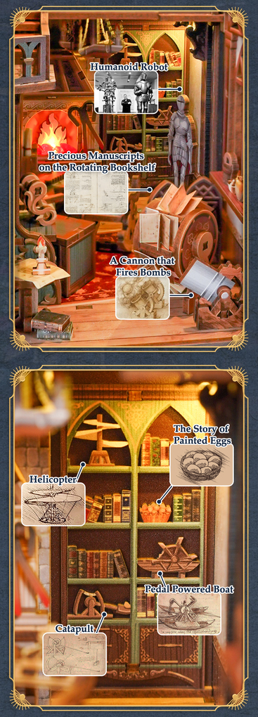 Weitere Ansicht: Book Nook: Leonardo Da Vinci
