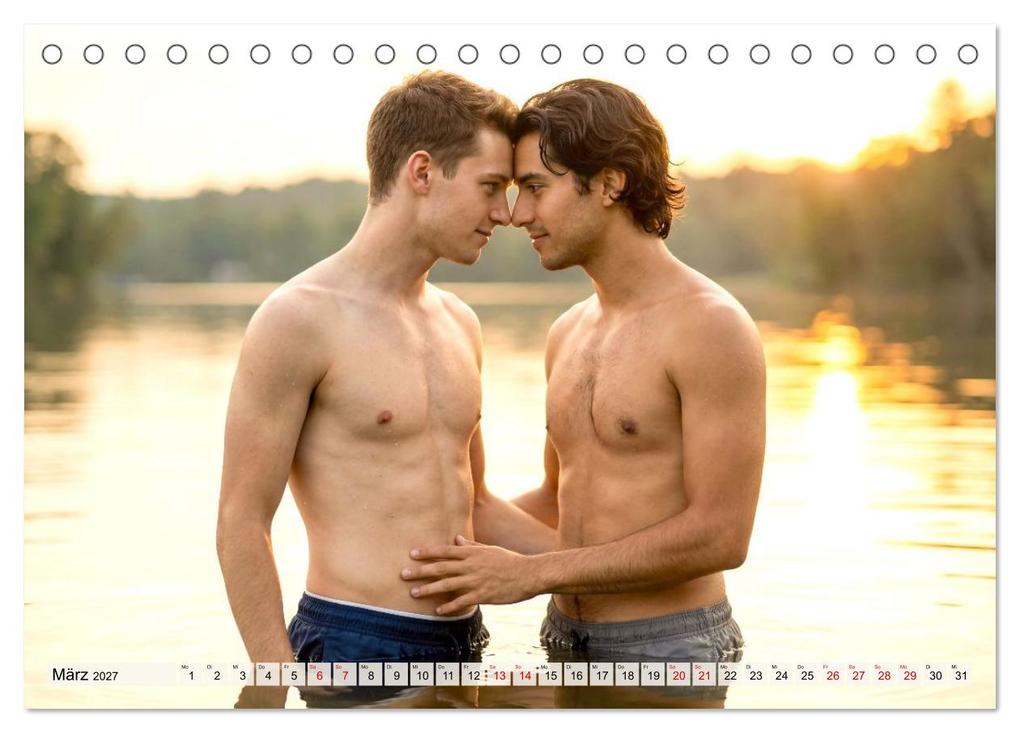 Weitere Ansicht: Männer unter sich - Intime Momente (Tischkalender 2027 DIN A5 quer), CALVENDO Monatskalender | Calvendo, SF-Design, SF-Design SF-Design