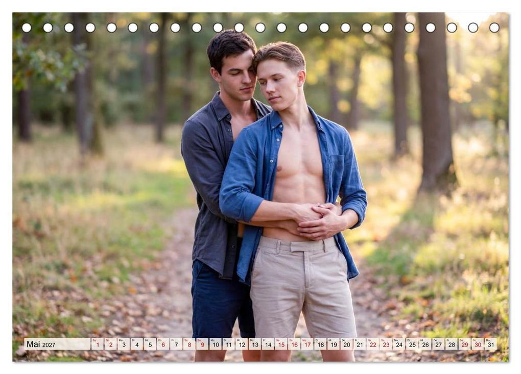 Weitere Ansicht: Männer unter sich - Intime Momente (Tischkalender 2027 DIN A5 quer), CALVENDO Monatskalender | Calvendo, SF-Design, SF-Design SF-Design