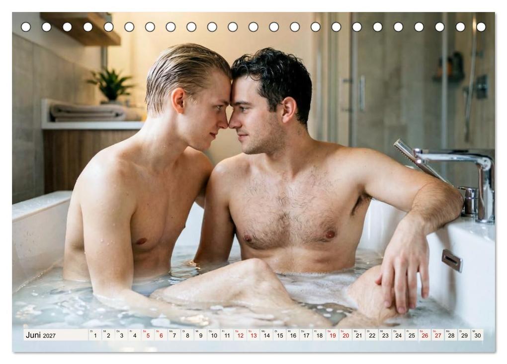 Weitere Ansicht: Männer unter sich - Intime Momente (Tischkalender 2027 DIN A5 quer), CALVENDO Monatskalender | Calvendo, SF-Design, SF-Design SF-Design