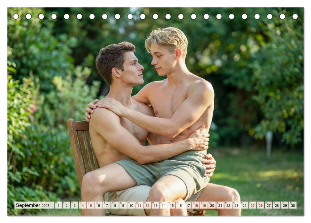 Weitere Ansicht: Männer unter sich - Intime Momente (Tischkalender 2027 DIN A5 quer), CALVENDO Monatskalender | Calvendo, SF-Design, SF-Design SF-Design