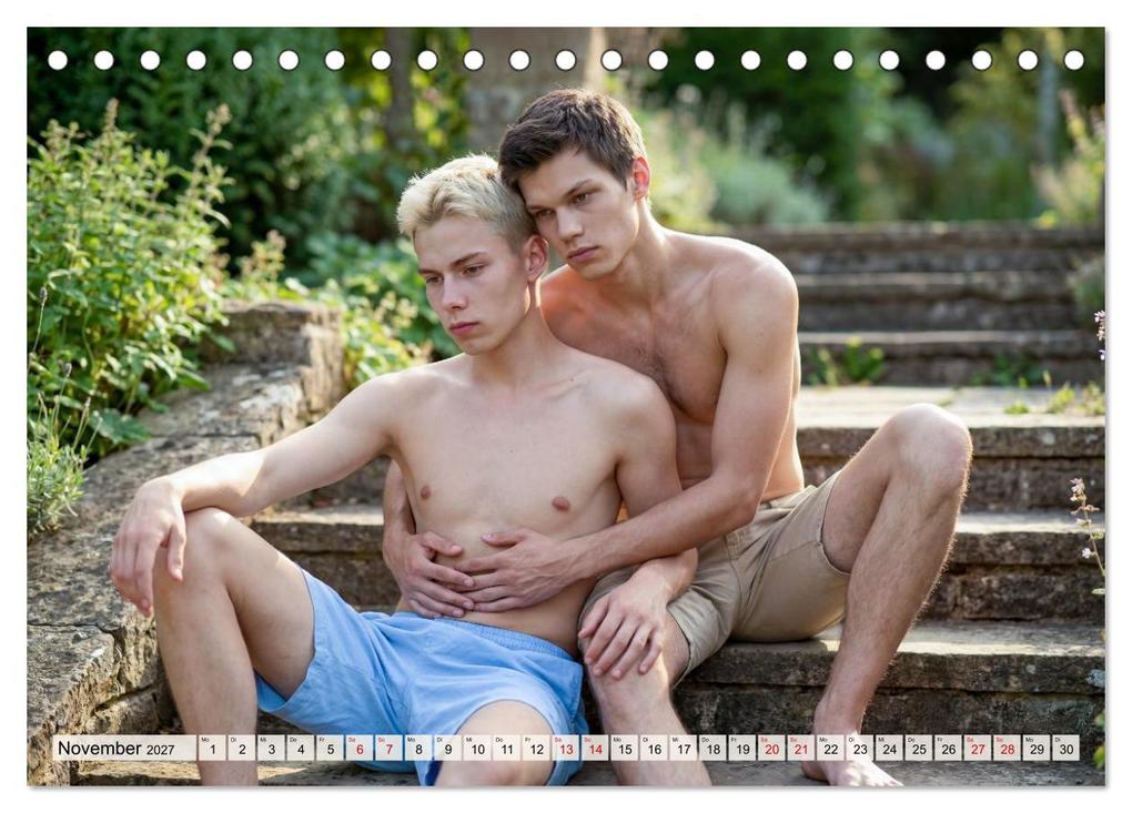 Weitere Ansicht: Männer unter sich - Intime Momente (Tischkalender 2027 DIN A5 quer), CALVENDO Monatskalender | Calvendo, SF-Design, SF-Design SF-Design