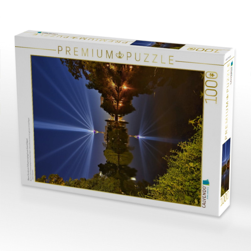 Weitere Ansicht: CALVENDO Puzzle Blaue Stunde am Schwanenspiegel zum Grand Départ | 1000 Teile Lege-Größe 64x48cm Foto-Puzzle für glückliche Stunden | Calvendo