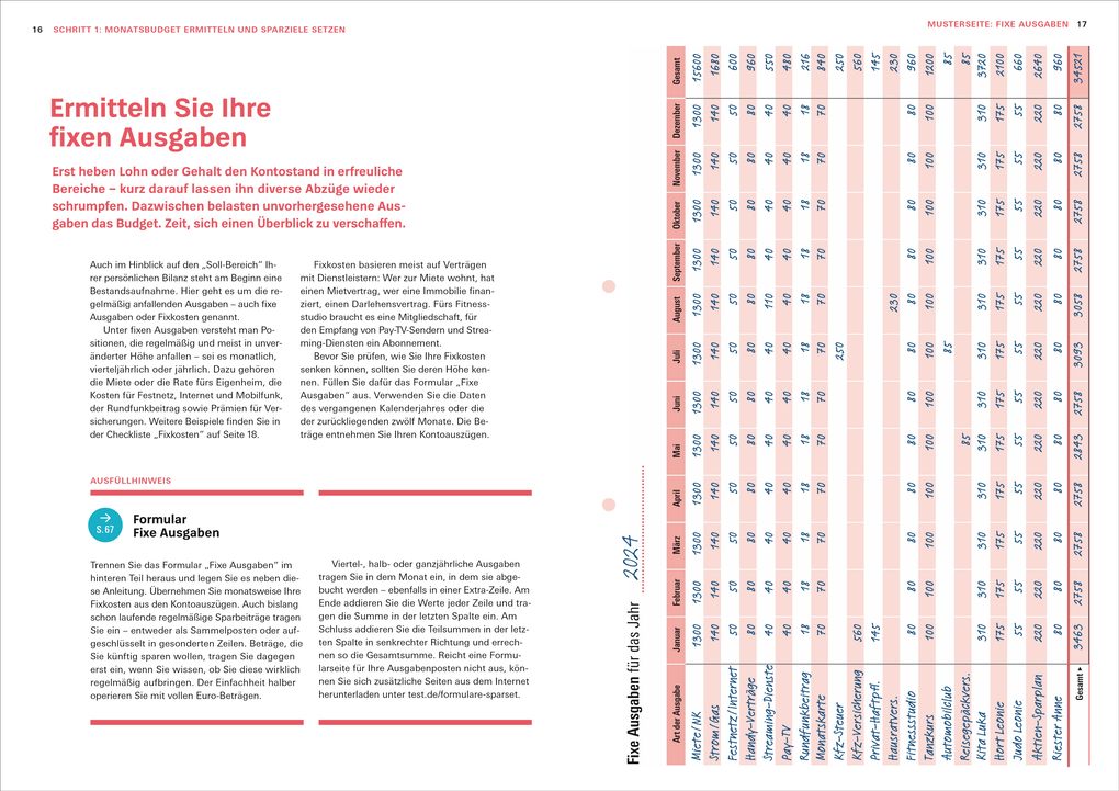 Weitere Ansicht: Mein Haushaltsbuch | Stiftung Warentest