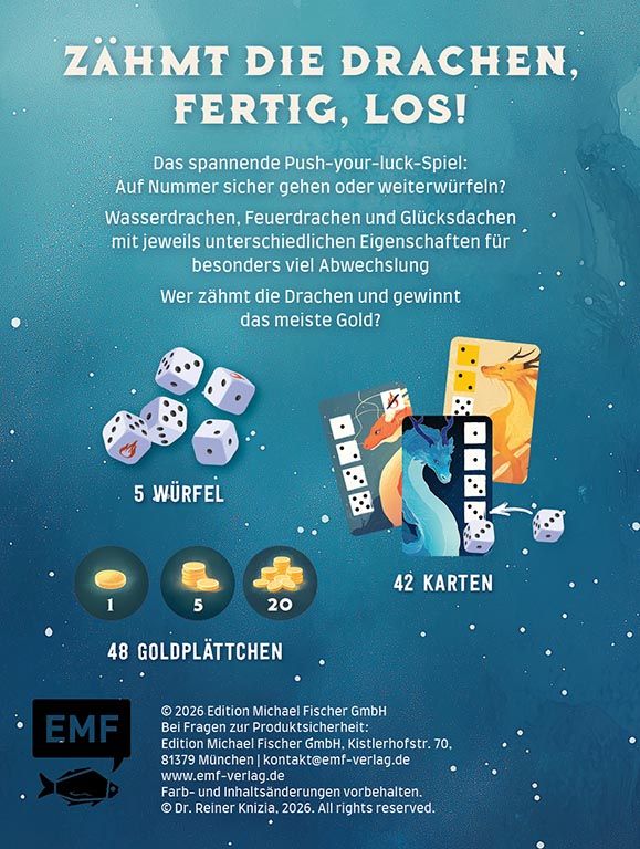 Weitere Ansicht: Würfelspiel: Dragon Dice - Drachen zähmen, Gold gewinnen! | Reiner Knizia
