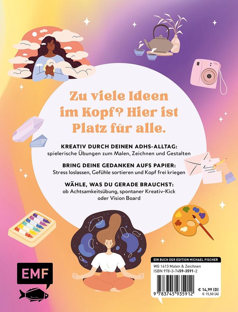 Weitere Ansicht: Dein ADHS-Kreativbuch | Laura Vogel
