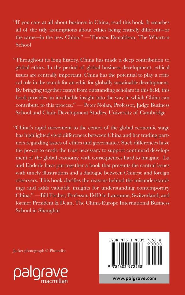 Weitere Ansicht: Developing Business Ethics in China