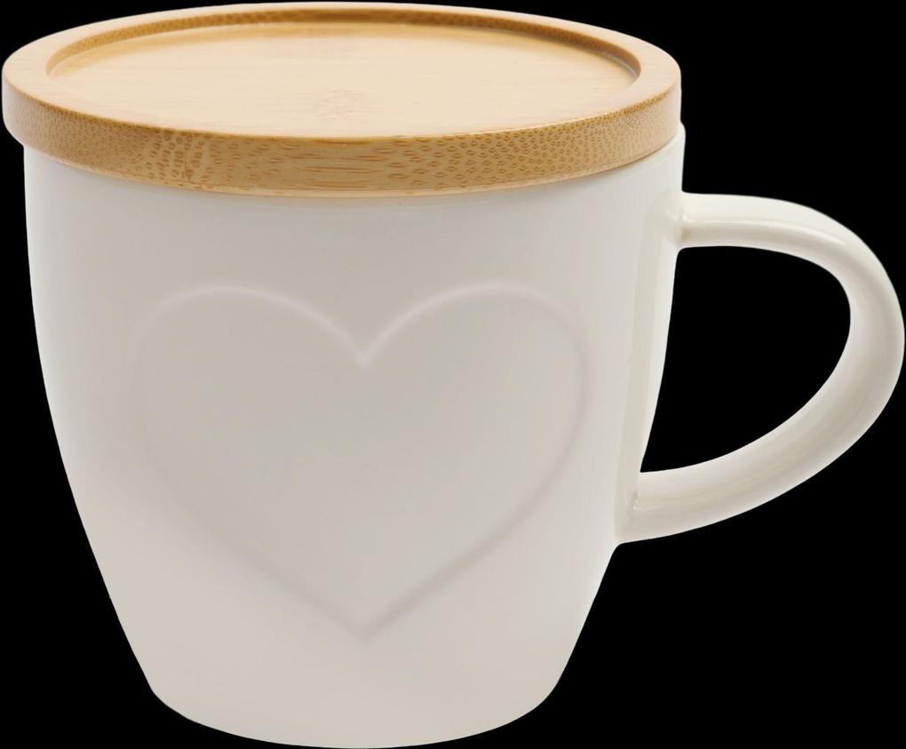 Weitere Ansicht: COZY Tasse mit Bambusdeckel (weiß)