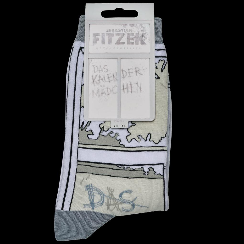 Weitere Ansicht: Sebastian Fitzek-Socken "Das Kalendermädchen" Größe 36 - 41