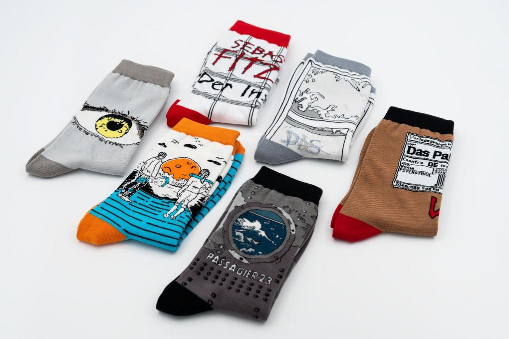 Weitere Ansicht: Sebastian Fitzek-Socken "Das Kalendermädchen" Größe 36 - 41