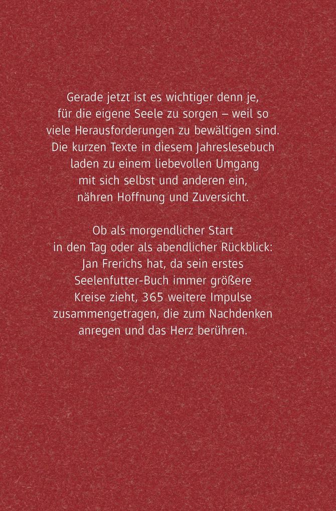 Weitere Ansicht: Mehr Seelenfutter - 365-mal in die Weite spüren | Jan Frerichs