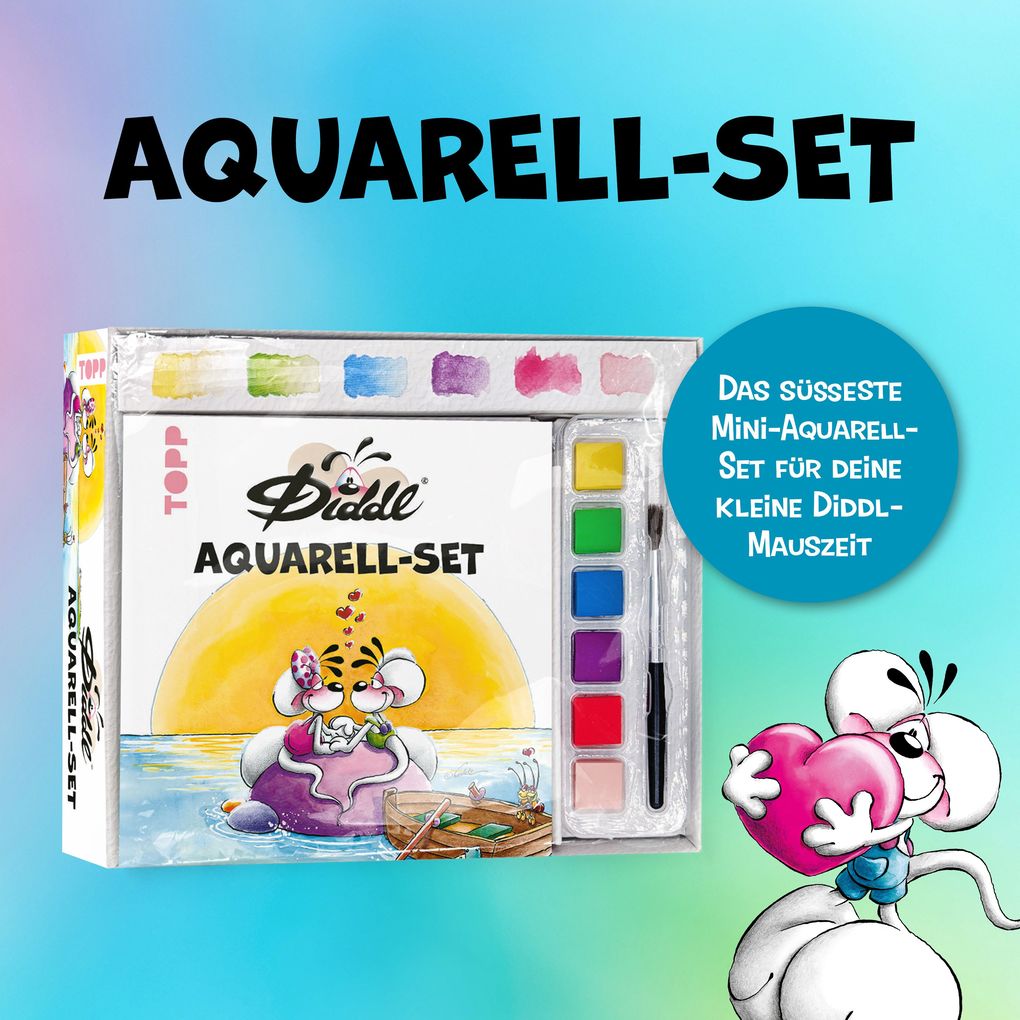 Weitere Ansicht: DIDDL - Aquarell-Set | Thomas Goletz, Diddl