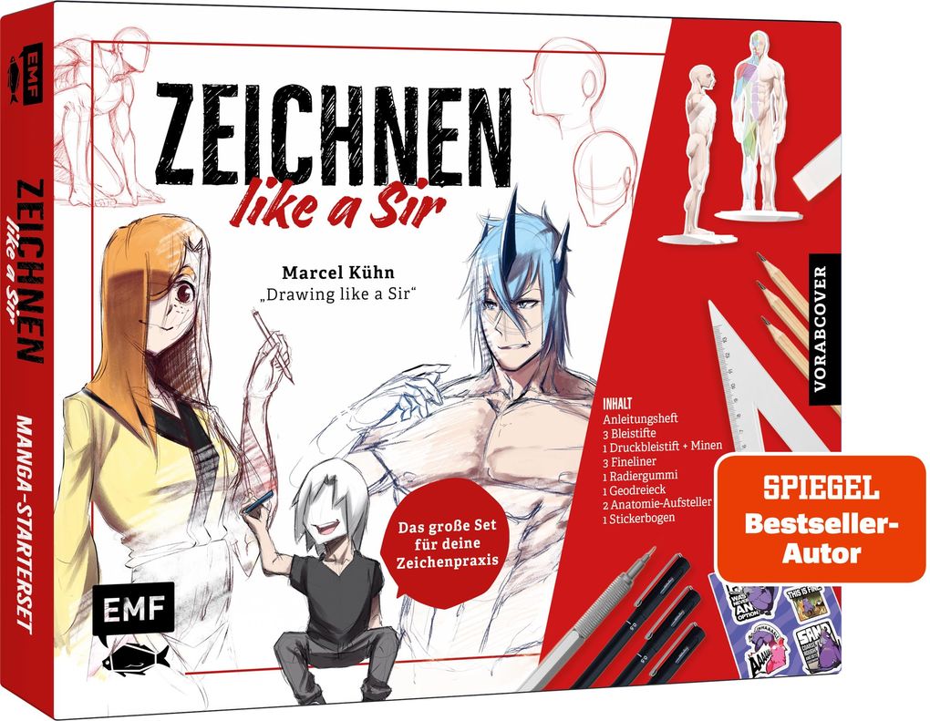 Weitere Ansicht: Zeichnen like a Sir - Das große Set für deine Zeichenpraxis | Marcel Kühn