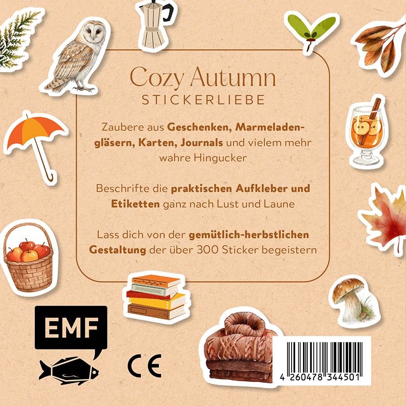 Weitere Ansicht: Sticker Love: Herbstzauber - Über 300 Etiketten und Cozy-Autumn-Aufkleber mit beschreibbarer Oberfläche
