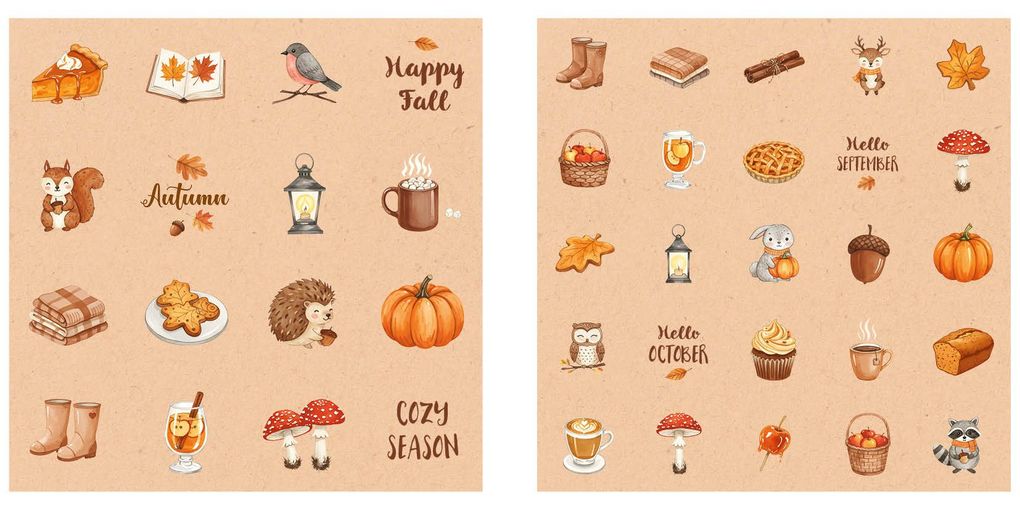 Weitere Ansicht: Sticker Love: Herbstzauber - Über 300 Etiketten und Cozy-Autumn-Aufkleber mit beschreibbarer Oberfläche