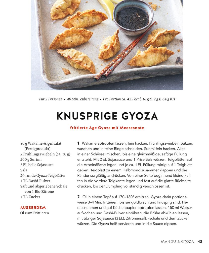 Weitere Ansicht: Gyoza, Dumplings & Co. | Lukas Grossmann