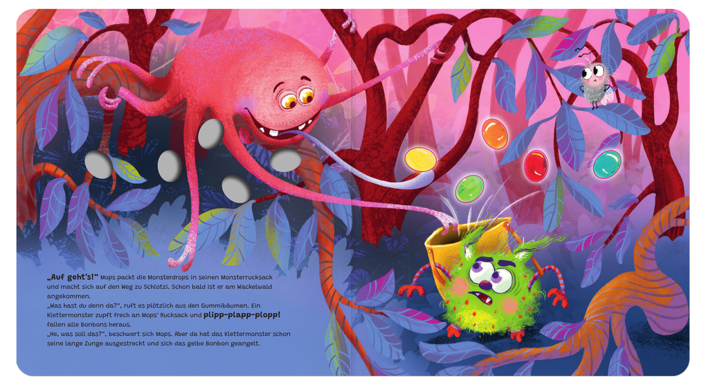 Weitere Ansicht: Monster Mops mag Monsterdrops | Sandra Ritzinger