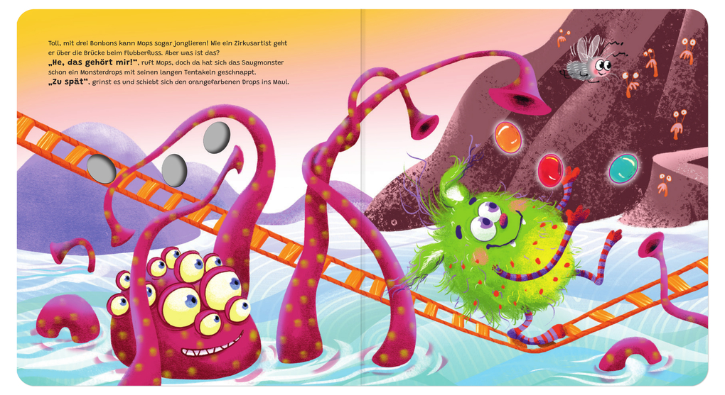 Weitere Ansicht: Monster Mops mag Monsterdrops | Sandra Ritzinger