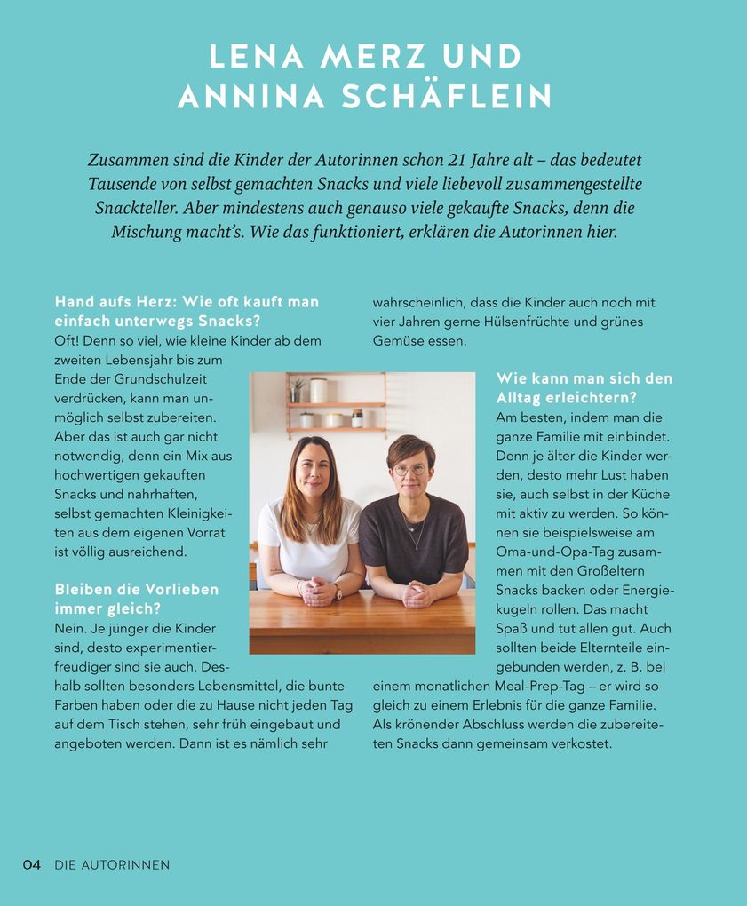 Weitere Ansicht: Snack dich groß! | Annina Schäflein, Lena Merz