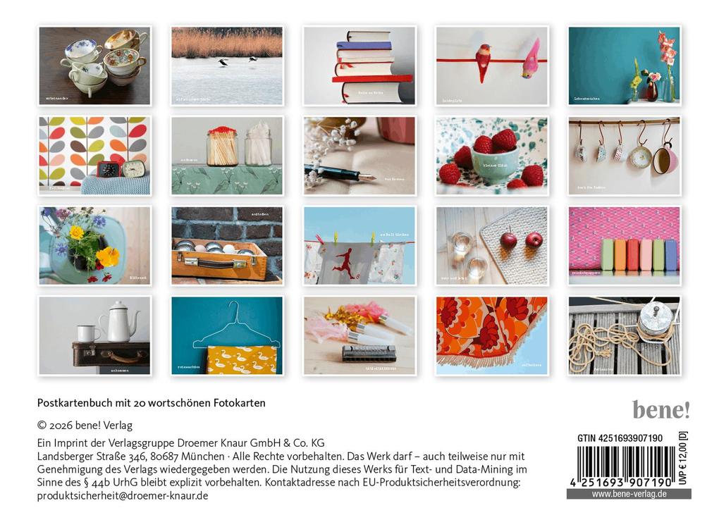 Weitere Ansicht: von Herzen - Postkartenbuch | Stephanie Brall