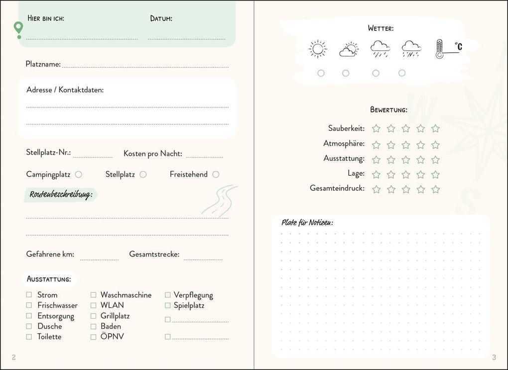 Weitere Ansicht: Camping Logbuch