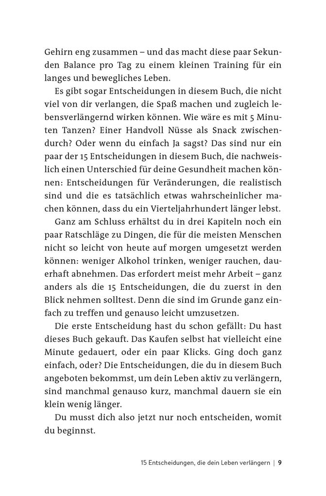 Weitere Ansicht: 15 Entscheidungen, die dein Leben verlängern | Christian Heinrich