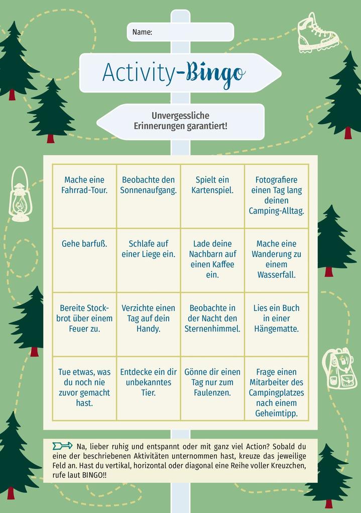 Weitere Ansicht: Camping-Bingo | Marianne Huber