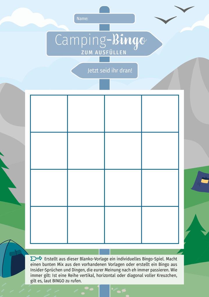 Weitere Ansicht: Camping-Bingo | Marianne Huber