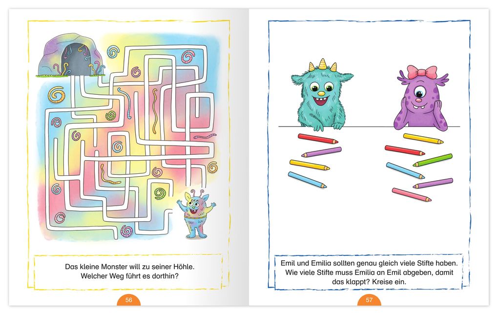 Weitere Ansicht: Mein monsterstarkes Vorschulbuch | Sandra Ritzinger