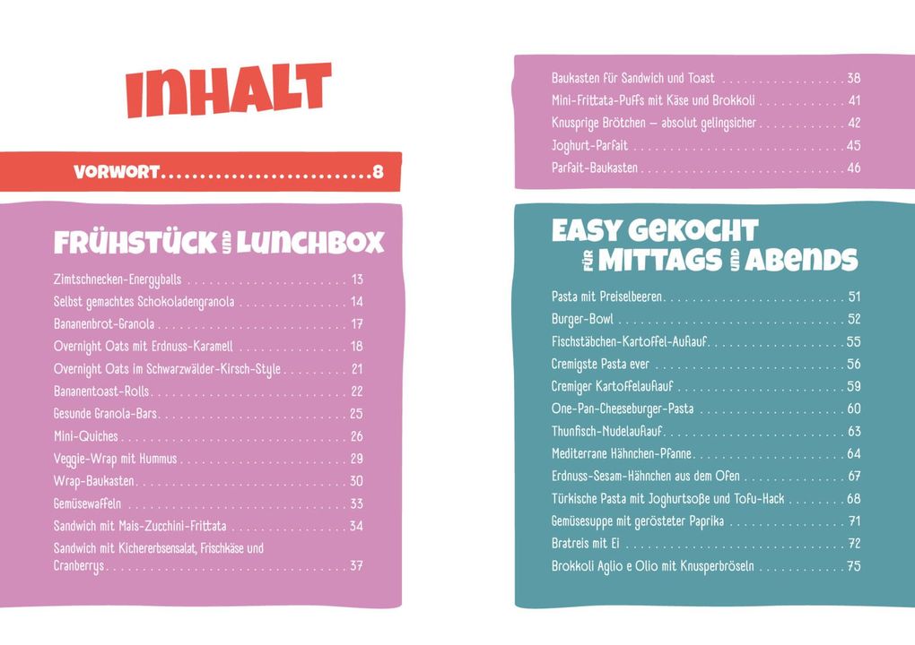 Weitere Ansicht: Back to School - Das Kochbuch für Teenies | Patrick Rosenthal