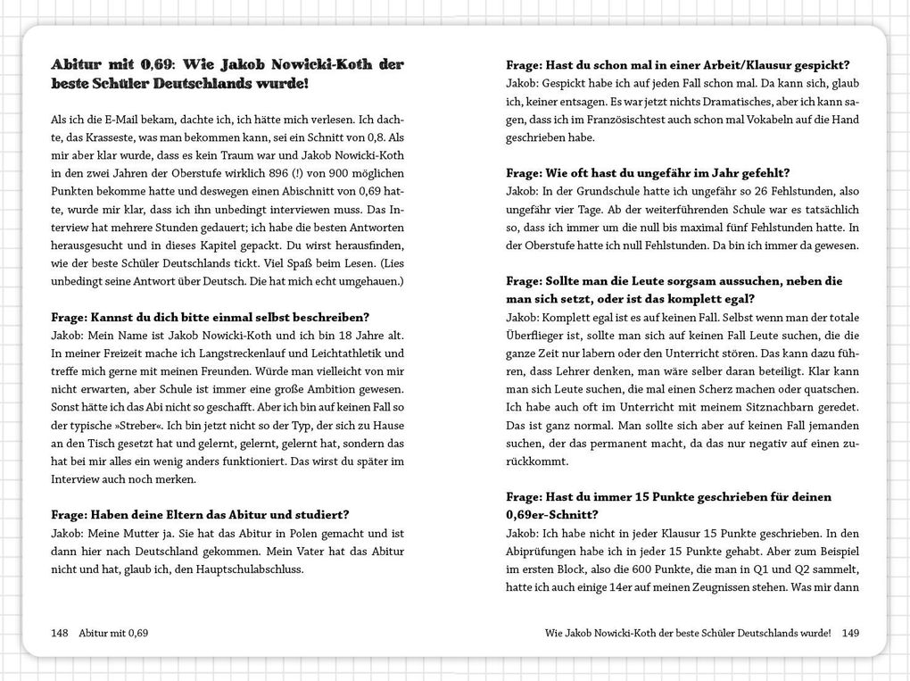 Weitere Ansicht: Die geheimen Tricks der 1,0er-Schüler | Tim Nießner